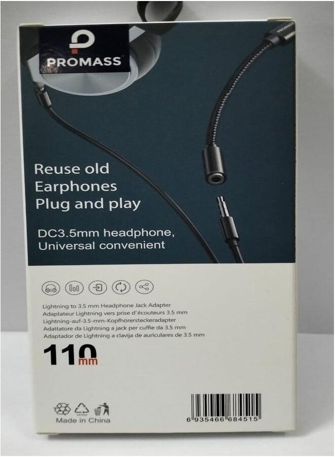 PROMASS Lightning To 3.5 Aux Audio Cable. - Image 3