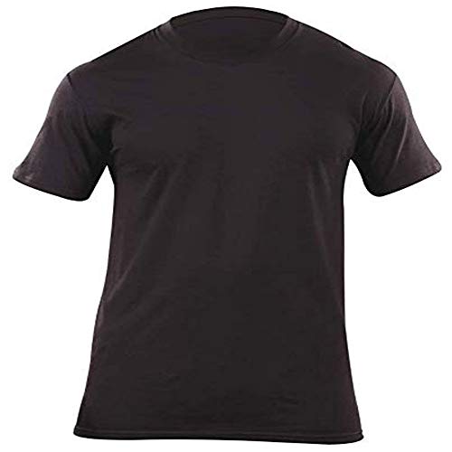 5.11 Tactical Men's Utili-T Crew Neck Shirt, 3-Pack, Breathable Cotton Fabric, Black, Large, Style 40016 - Image 1