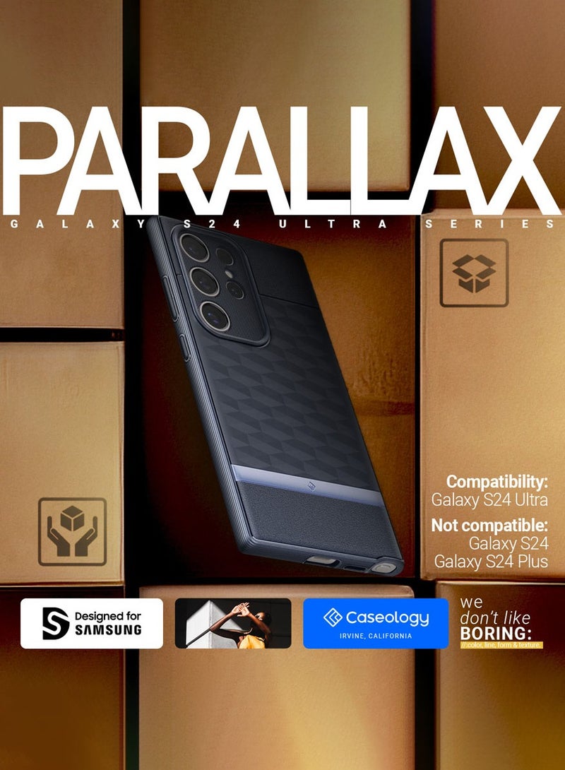 Caseology غطاء حماية Parallax لهاتف Samsung Galaxy S24 ULTRA (2024) - بنفسجي داكن - Image 2