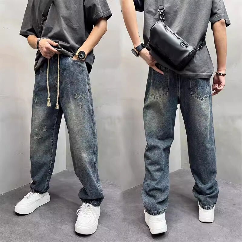 Unisex Casual Daily Denim Jeans - Image 5