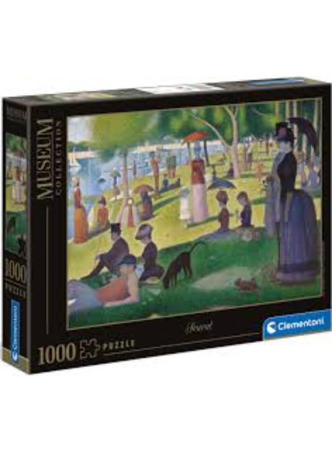 كلمينتوني أحجية Jigsaw 1000 قطعة - متحف يوم الأحد في La Grande J.S - Image 1