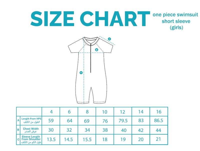 Onda Quick-Dry Stretch Lycra Swimsuit for Girls - Image 2