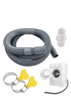 Peachjoy Universal Drain Hose Extension Pipe Kit, Washing Machine Hose Extension, Replacement Drain Hose Extension for Tumble Dryer Machine, Dishwasher & Other Applications (4m)  - Image 1