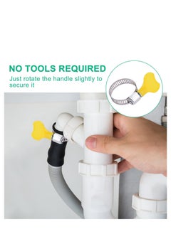 Peachjoy Universal Drain Hose Extension Pipe Kit, Washing Machine Hose Extension, Replacement Drain Hose Extension for Tumble Dryer Machine, Dishwasher & Other Applications (4m)  - Image 4