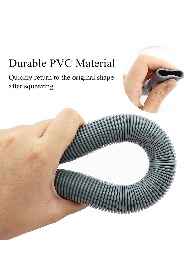 Peachjoy - Universal Drain Hose Extension Pipe Kit, Washing Machine Hose Extension, Replacement Drain Hose Extension for Tumble Dryer Machine, Dishwasher & Other Applications (4m) - Image 1