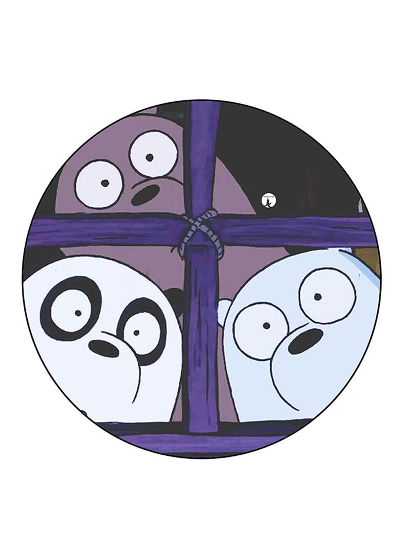 RKN We Bare Bears Printed Mouse Pad  Multicolour