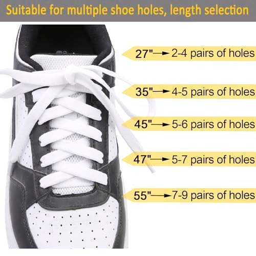 ZHENTOR Elastic No Tie Shoe Laces for Sneakers, Stretch Tieless Shoelaces for Kids and Adults, Flat Athletic Shoes Strings (black, 47"(120cm)) - Image 5