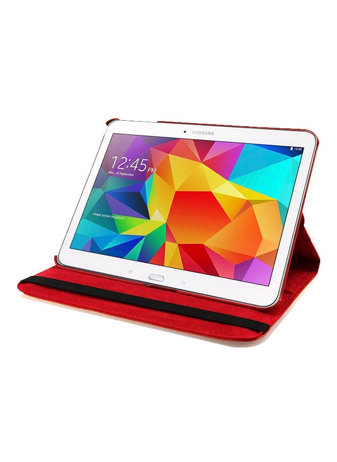 NIBEMINENT - 360 Degree Rotating Stand Flip Case Cover For Samsung Galaxy Tab S 10.5 T800/T805 Red - Image 1