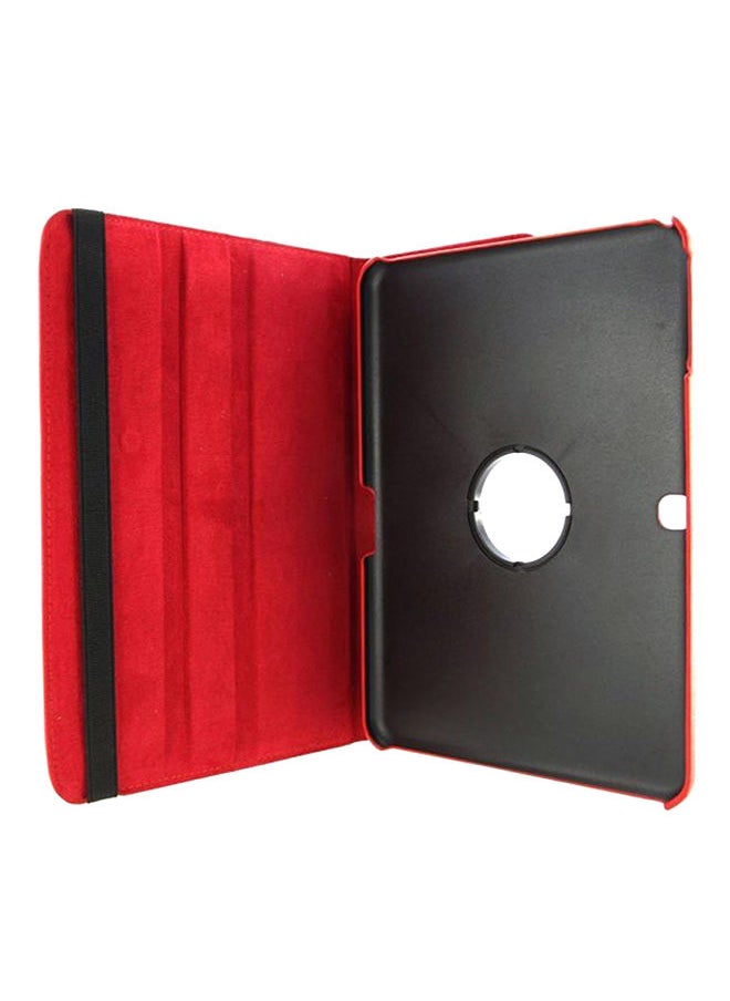 NIBEMINENT - 360 Degree Rotating Stand Flip Case Cover For Samsung Galaxy Tab S 10.5 T800/T805 Red - Image 1