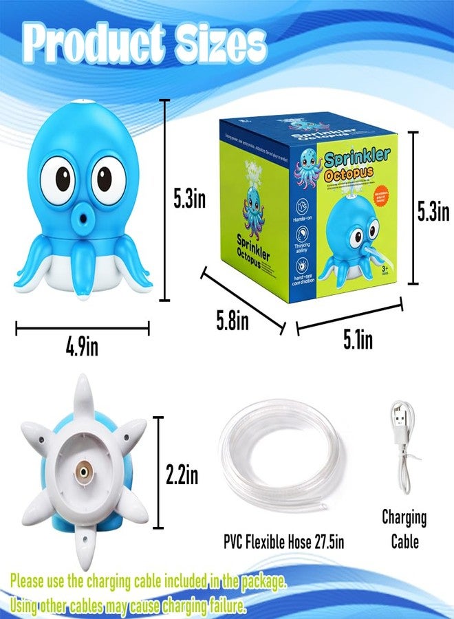 Kimicare Water Table Pump, Octopus Rechargeable Water Pump for Water Table Toddlers 1-3 Continuous Flow Summer Sensory Toys Water Play Table Accessories Outdoor Water Toys - Image 2