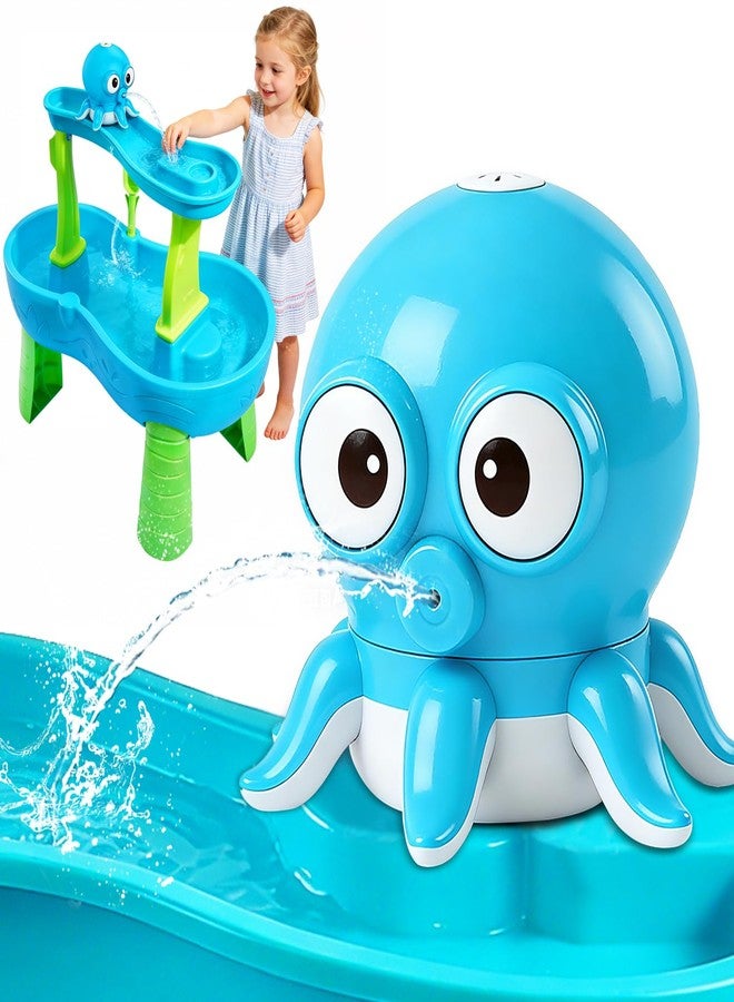 Kimicare Water Table Pump, Octopus Rechargeable Water Pump for Water Table Toddlers 1-3 Continuous Flow Summer Sensory Toys Water Play Table Accessories Outdoor Water Toys - Image 1