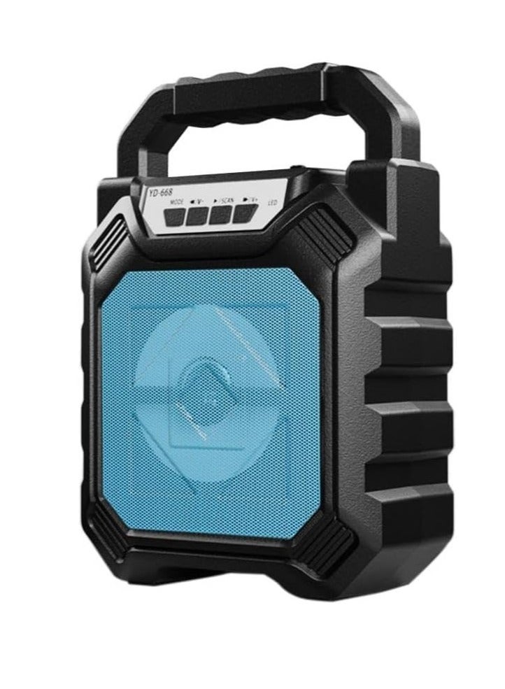 AN-668 Stereo Speaker, 5W, 800mAh Battery, Support TF, AUX, U Disk - Image 2