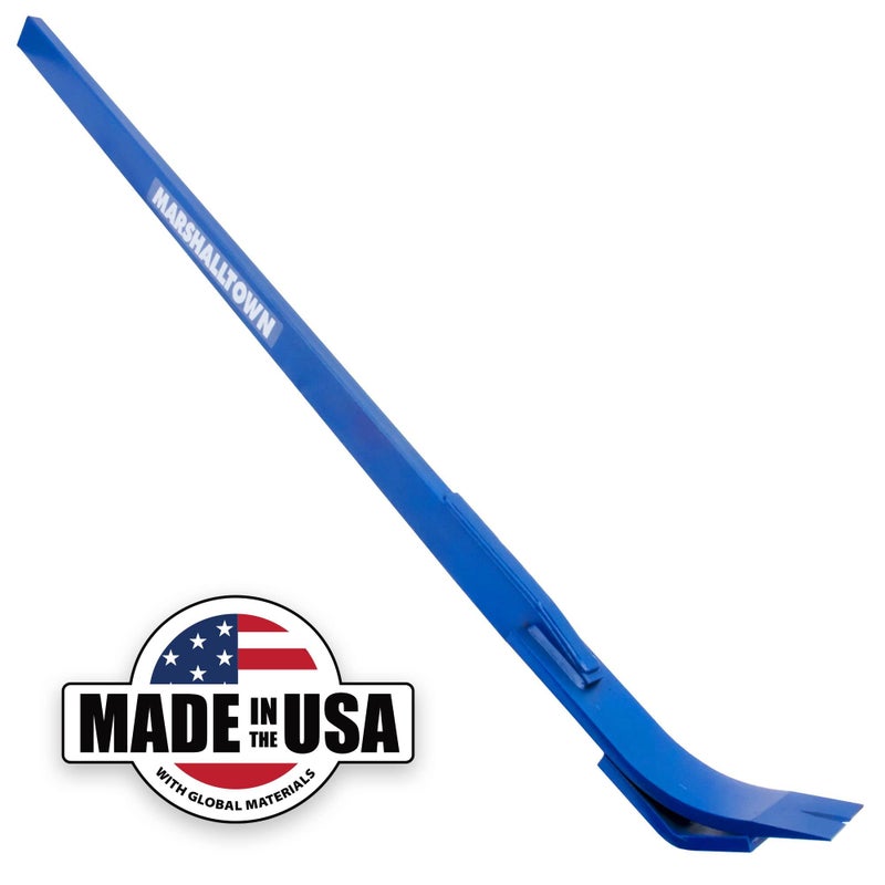 MARSHALLTOWN Flat Fulcrum Monster Pry Bar, Concrete, All-Steel, Made in the USA, 10061 - Image 2