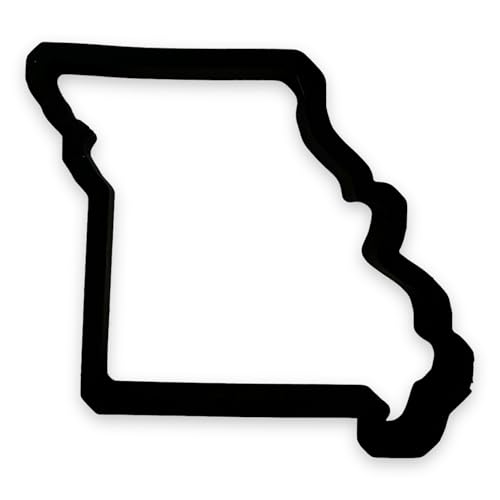 Bundle of Fun Missouri State Cookie Cutter with Easy to Push Design (3.5 inch) - Image 1