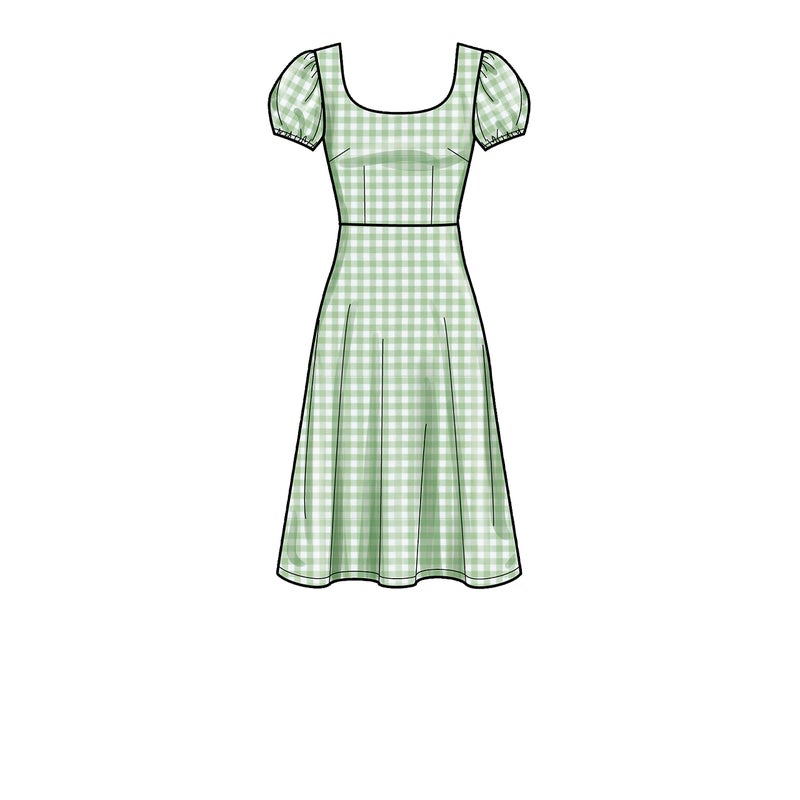New Look Misses' Dress Sewing Pattern Kit, Code N6693, Sizes 4-6-8-10-12-14-16 - Image 5