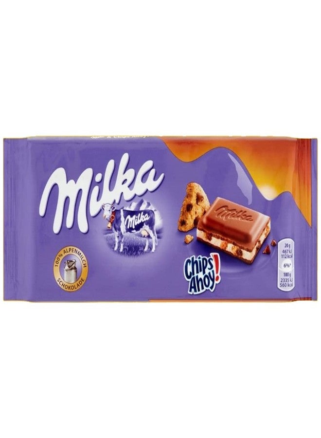 ميلكا شيبس اهوي لوح شوكولاتة، 100 جم - Image 2