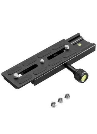 Quick Release Plate with Clamp Set, 150mm QR Plate with Clamp Adapter, 3/8" 1/4" Screw, Bubble Levels, 3/8" to 1/4" Thread Adapter, Compatible with Arca Swiss Tripod Monopod Ball Head, QR150 - pzsku/Z0BB507A1CF41BC1F06BCZ/45/1743387225/db601f3c-6da2-4b6c-9872-d38cfb0568c6