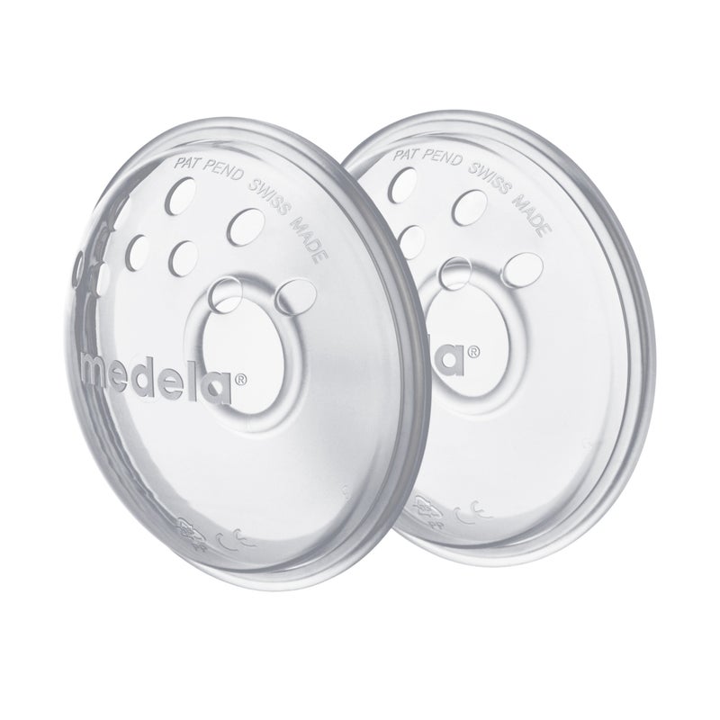 Medela SoftShells Breast Shells for Flat or Inverted Nipples, Discreet Breast Shells for Your Unique Body, Flexible and Easy to Wear, Made Without BPA - Image 1