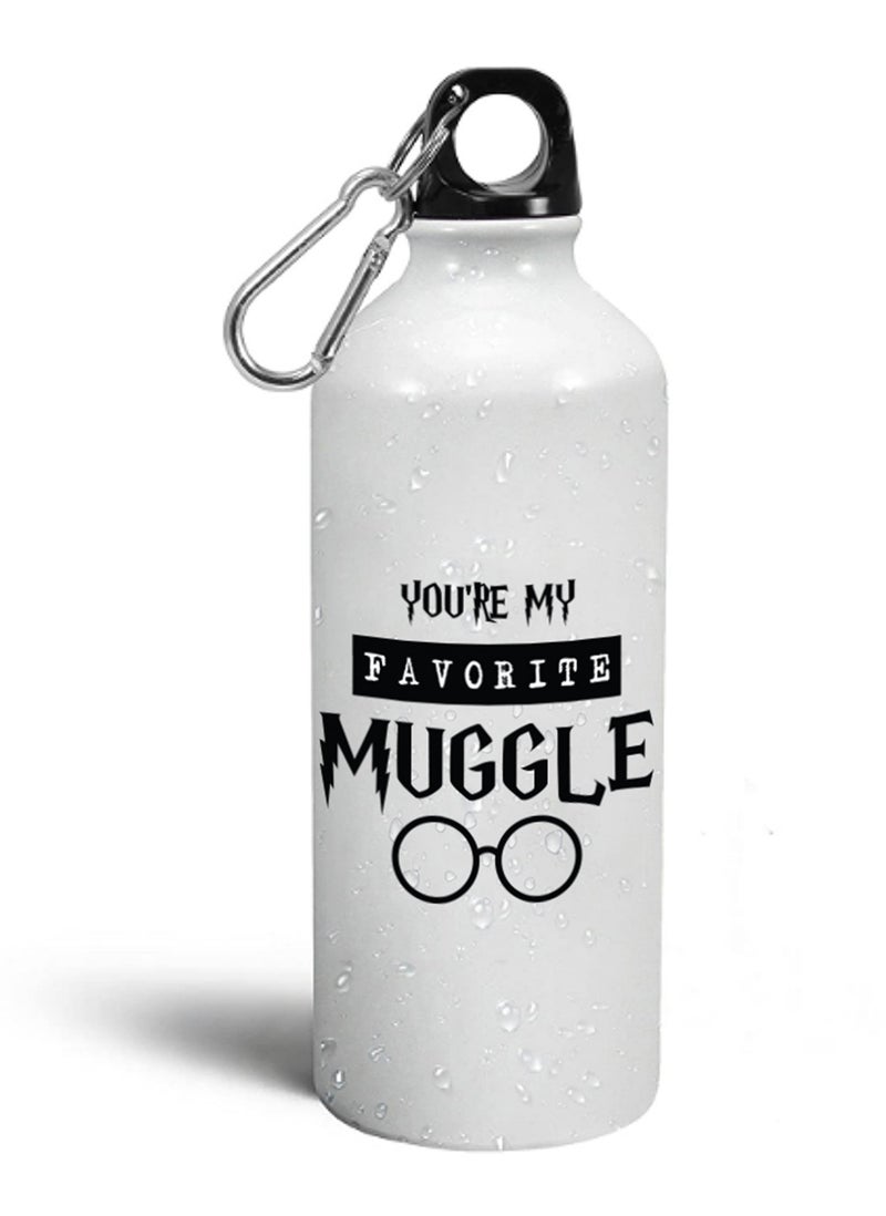 Spoil Your Wall Your Wall You'Re My Favorite Muggle Quotes Printed Sipper Water Bottle 750Ml - Image 1