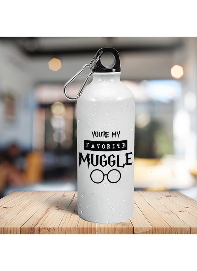 Spoil Your Wall Your Wall You'Re My Favorite Muggle Quotes Printed Sipper Water Bottle 750Ml - Image 2
