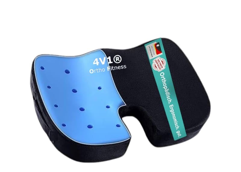 TLN Coccyx Cushion Coccyx Pillow Tailbone Cushion Orthopedic seat Cushion Memory Foam seat Cushion Chair Cushion for Lower Back Pain Donut Cushion Sofa Cushion Car seat Cushion AMZ7 - Image 1