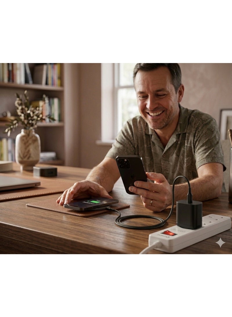 AFRIDIAN 45W USB-C Power Adapter  with 1.8m Type-C Cable – Black - Image 3