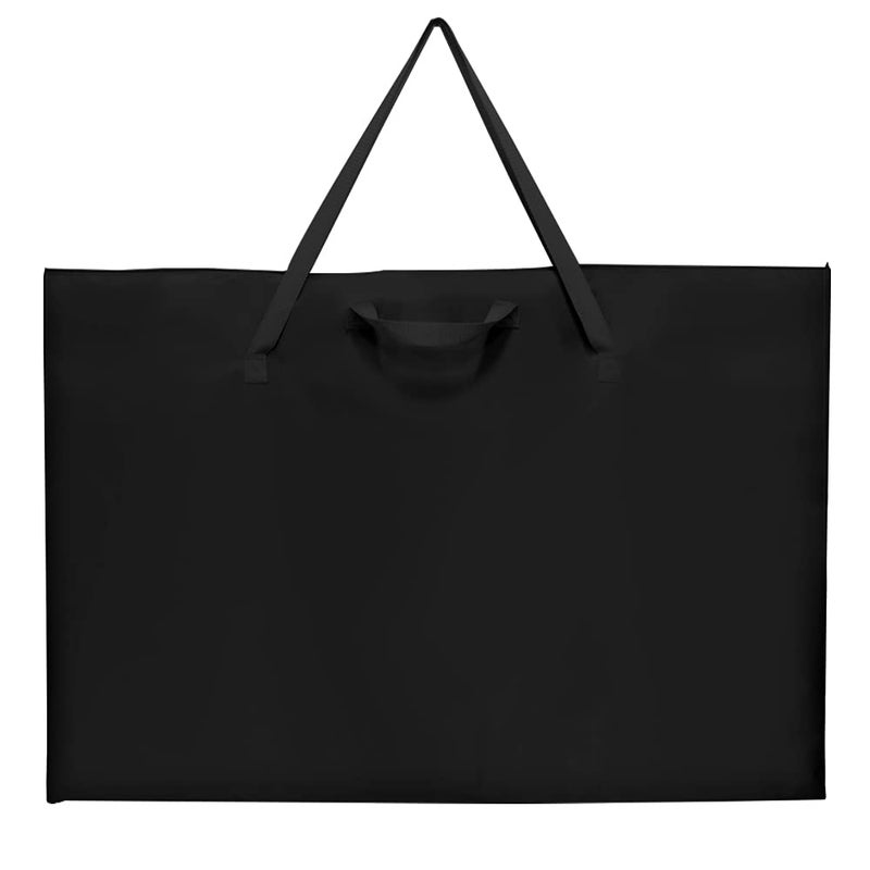 ZKOO ZKOO Large Size Art Portfolio Tote with Nylon Shoulder, Poster Board Storage Bag (24"*36"-Black)  - Image 1