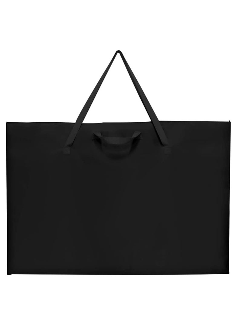 ZKOO ZKOO Large Size Art Portfolio Tote with Nylon Shoulder, Poster Board Storage Bag (24"*36"-Black)  - Image 1
