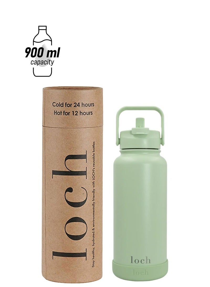 لوك زجاجة ماتشا بالنعناع أحادية اللون 900 مل - Image 1