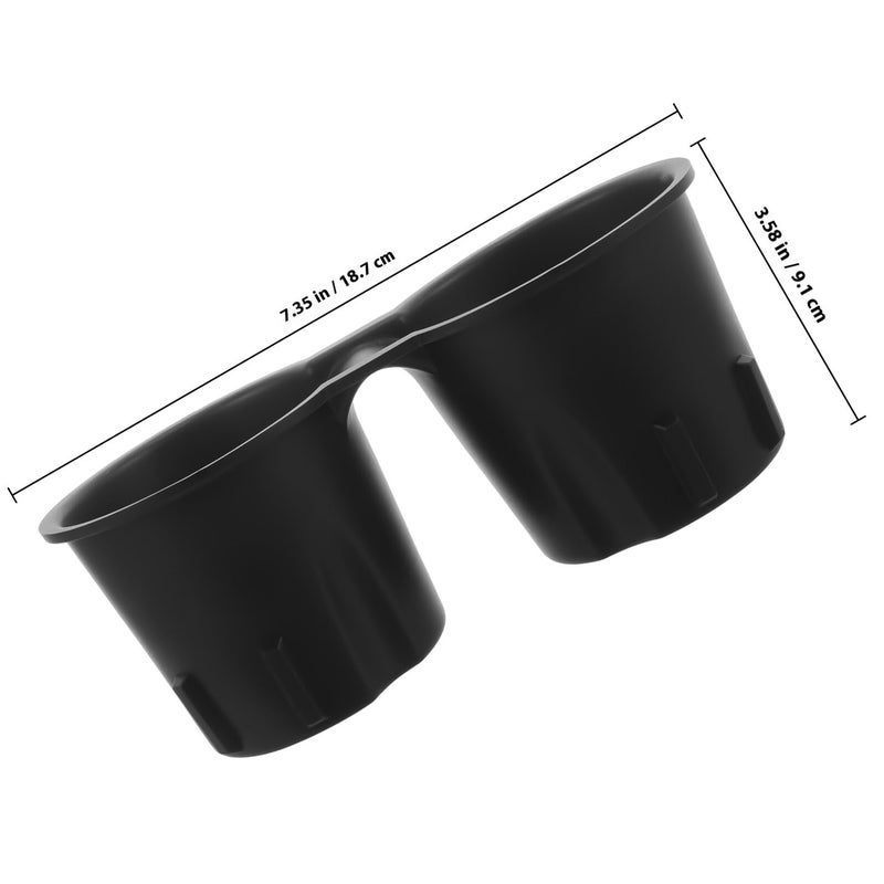 Universal Car Cup Holder Insert with Storage Slot for Drink Organizer Center Console Accessories - Image 3