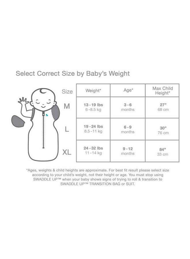 لاف تو دريم لفافة Love to Dream Swaddle UP، Silky-Lux 1.0 TOG، فائقة النعومة، مصنوعة من 100% فيسكوز فاخر من الخيزران، تسمح للطفل بالنوم في وضعية ذراعيه المفضلة، ملاءمة محكمة تهدئ منعكس مورو، كريمي، من 13 إلى 19 رطلاً - Image 5