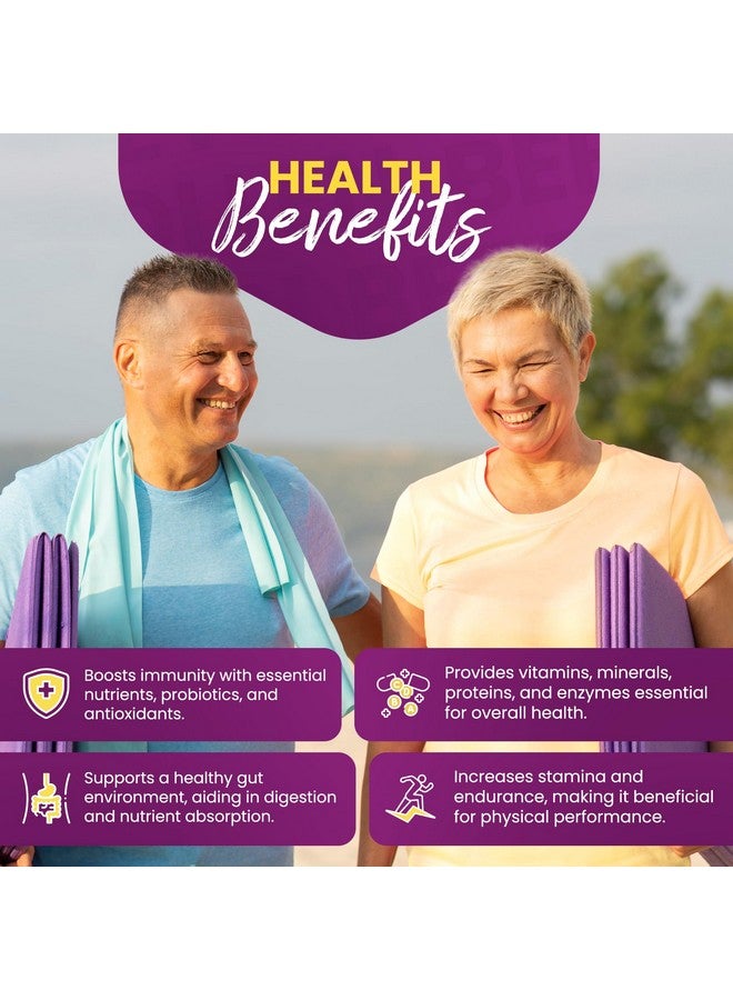 HONEYBEEZONE Bee Bread Capsules - Nutrient-Rich Superfood for Energy Boost, Immune Support Supplement | Non-GMO, Gluten-Free, 60 Easy-to-Swallow Veggie Capsules - Image 1