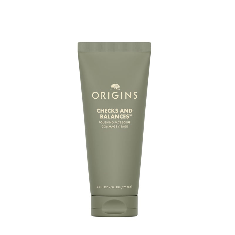 Origins Checks and Balances Polishing Face Scrub | Gently Exfoliates to Smooth Skin & Visibly Minimize Pores | With Bamboo, 2.5 Fl Oz - Image 1