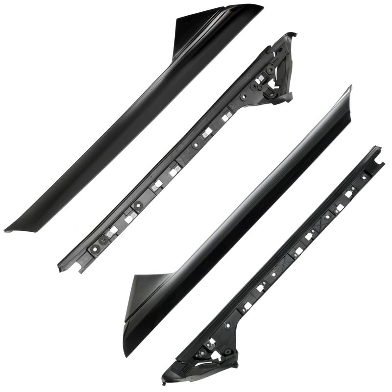 USTAR Windshield Pillar Trim Fit for Ford Explorer 20112019 BB5Z7803136AA BB5Z7803136AB 926451 926450 Black Left and Right Pair Kit