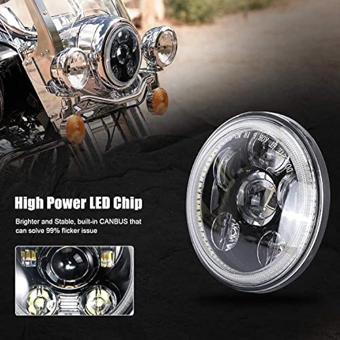 SUNPIE 7 Led Headlights 534 Halo 575 - Image 3