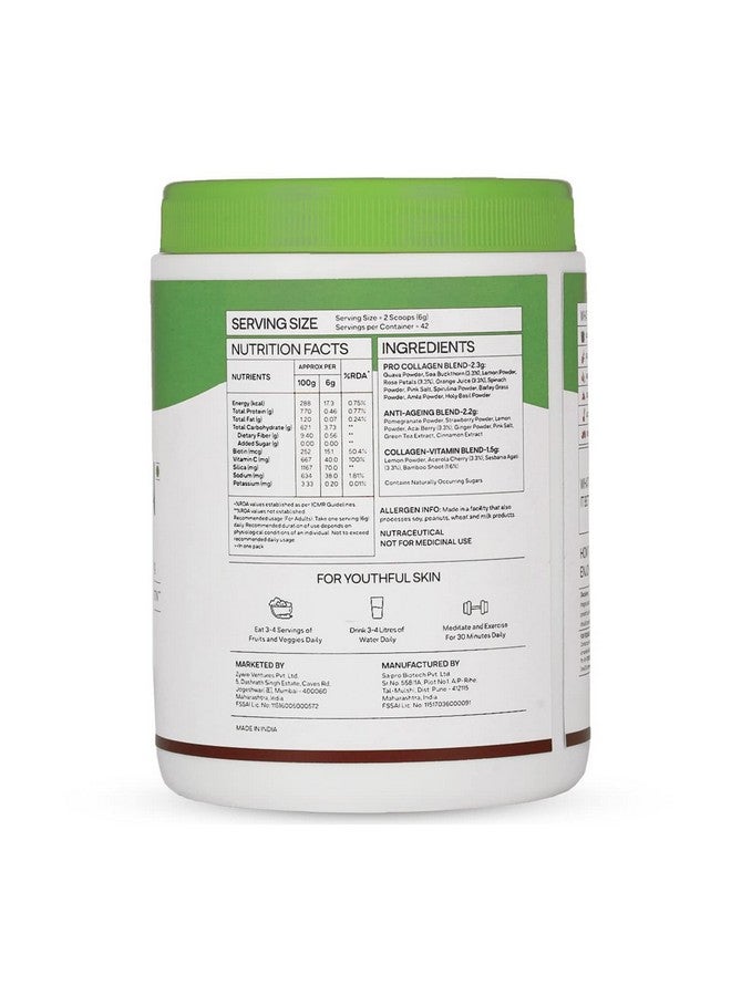 OZiva Plant Based Collagen Builder for Glowing & Youthful Skin | Collagen Powder for Women & Men | With Biotin, Silica & Vitamin C (Collagen Berry Orange + Biotin Xtra) - Image 5