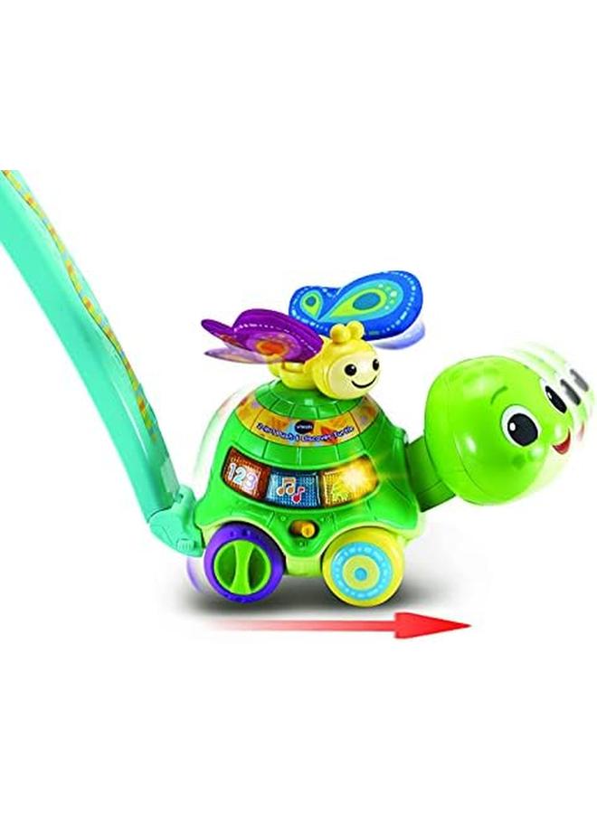 vtech 2 In 1 Push And Discover Turtle Baby Walker With Sounds Baby Musical Toy With Learning Games And Motion Sensors Multicolor 547603 12 X 21.2 X 48.7 Cm - Image 3