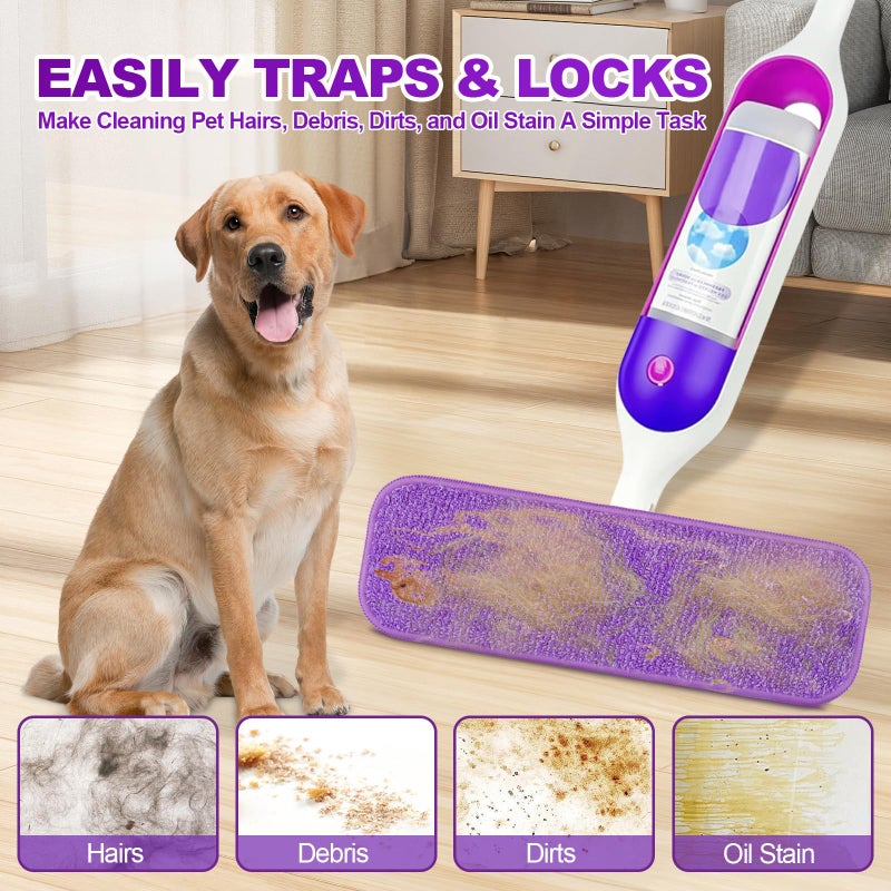 Orighty Reusable Mop Pads For Swiffer Powermop  10 Pack Power Mop Pads Refills For 13 ''-15 '' Spray Mop  Microfiber Mop Pads Refills For Multi-Surface Floor  Machine Washable - Image 5