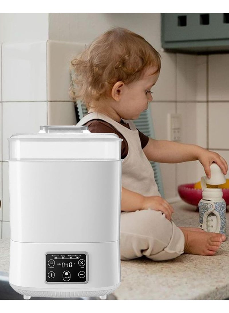 Baby Bottle Sterilizer, Electric Steam Bottle Sterilizer and Dryer, 5 in 1 Baby Milk Warmer Bottle/Sterilizer Universal Fit for All Baby Items Accessories - Image 1