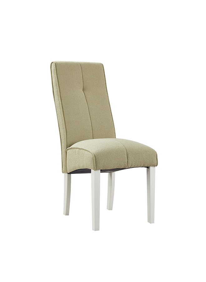 DANUBE HOME Kensley Dining Chair Set Of 2 Pu Strong And Sturdy Kitchen Dining Chairs 2 Piece Single Seater Modern Design Furniture For Dining Room Kitchen L 48x65x104 cm Pista Green  - Image 1