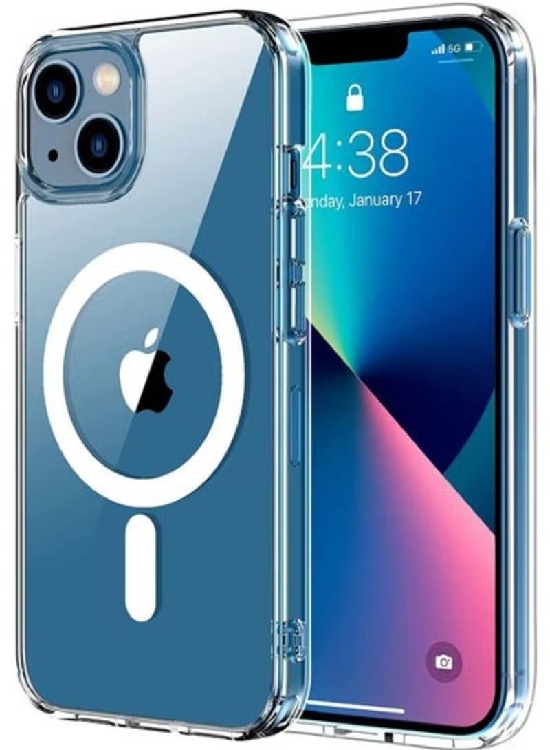 فيسوس غطاء حماية مع ماج سيف لهاتف آبل آيفون 14 شفاف - Image 2