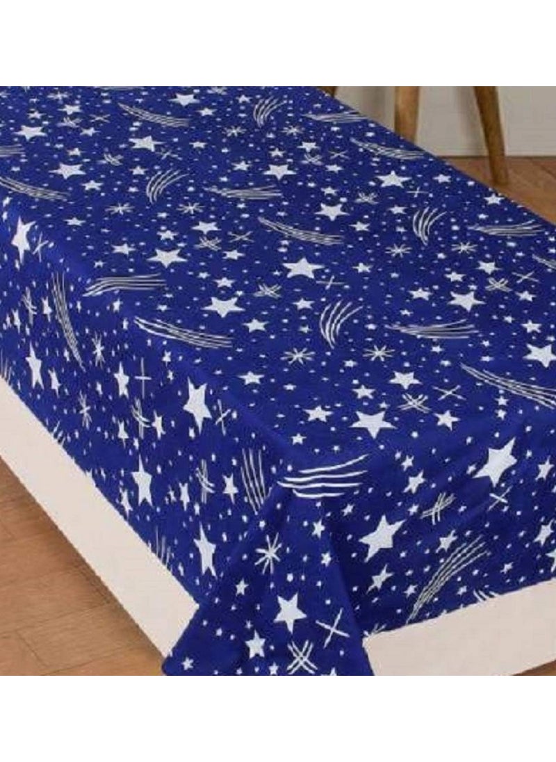 KIHOME KIHOME Microfibre 144 TC Bedsheet Single 60 inch x 90 inch or 153 cm x 225 cm Blue  - Image 2