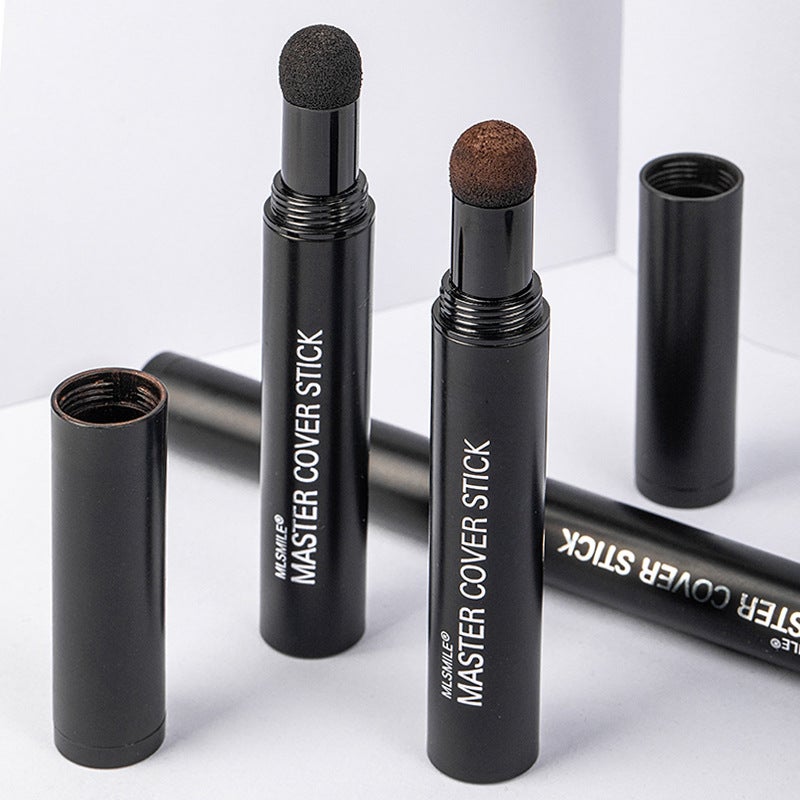 Cross-Border Hot-Selling Hairline Contouring Stick, Filling Nose Shadow, Shadow Powder, Repairing Forehead and Temples, Hairdressing Powder, Makeup Eyebrow Pencil(English 03#COFFEE) - Image 2