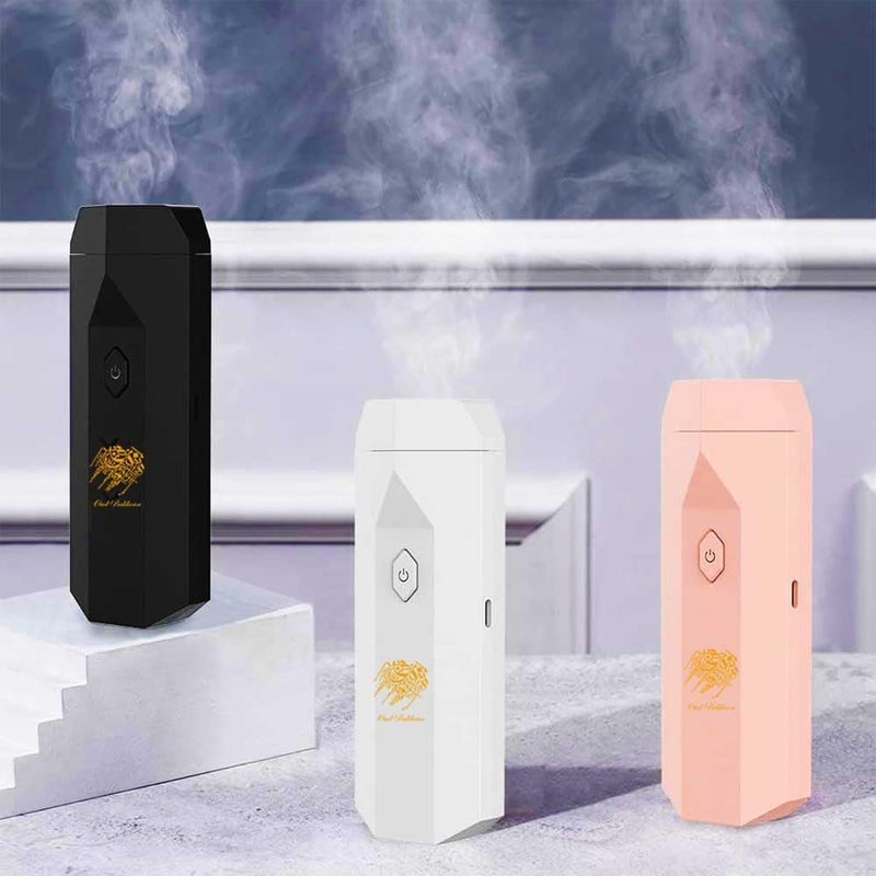Comb Incense Burner, Electric Incense Holders, USB Rechargeable Bukhoor Burner, Portable Oud Incense Burner, Aromatherapy and Style in One Device for Home Office & Car (White) - Image 3