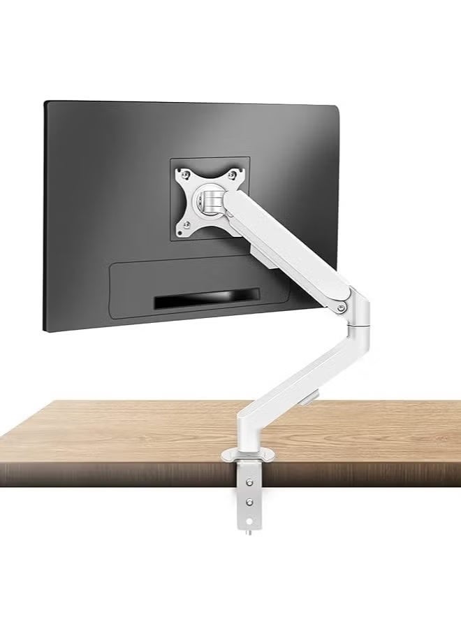 Monitor Desk Mount Single Arm Stand, Full Motion Monitor Arm (Holds up to 2-9kG) with Gas Spring for 13 to 32 Inch LCD LED Computer Monitor - Image 1