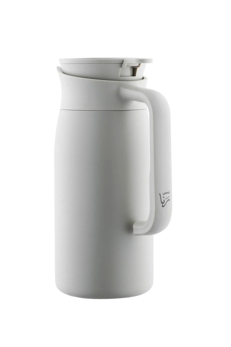 السيف غاليري ترمس رنا السيف غاليري، 1.10 لتر، حافظة داخلية استيل، هيكل خارجي استيل، شاشة لمس - رمادي فاتح - Image 3