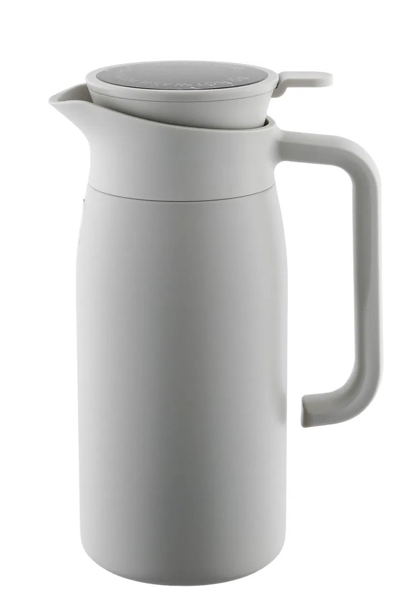 السيف غاليري ترمس رنا السيف غاليري، 1.10 لتر، حافظة داخلية استيل، هيكل خارجي استيل، شاشة لمس - رمادي فاتح - Image 2