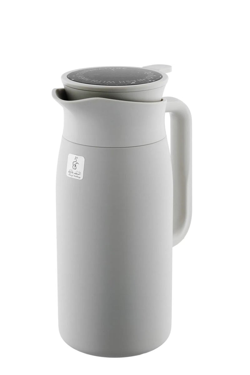 السيف غاليري ترمس رنا السيف غاليري، 1.10 لتر، حافظة داخلية استيل، هيكل خارجي استيل، شاشة لمس - رمادي فاتح - Image 4