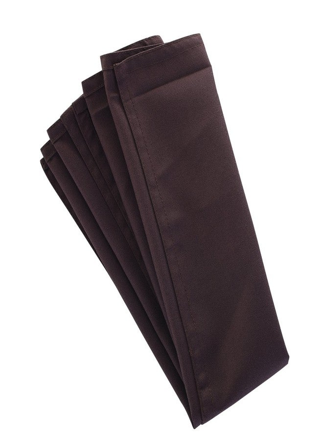 Switchon Dark Chocolate Brown Napkins for Hotel, Home and resturants (16INCHX16 INCH) - Image 1