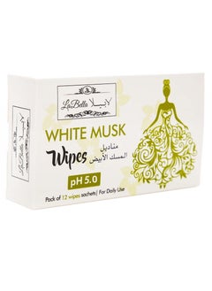 La Bella Feminine wipes White Musk 12 pack